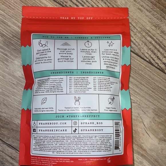 Frank Body Original Coffee Scrub - Picture 2 of 2